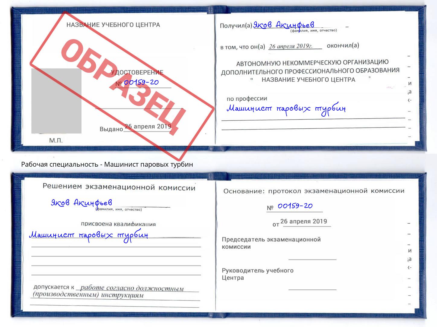 Машинист паровых турбин Великий Устюг